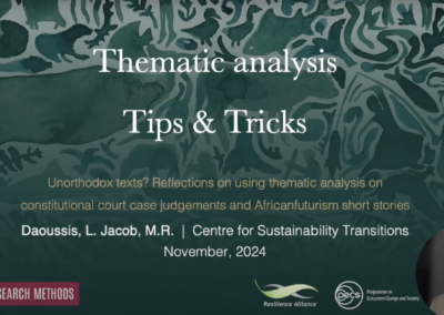 Thematic Analysis Tips & Tricks